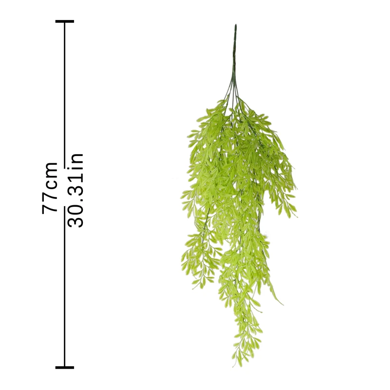 Ротанг искусственный красный хвост 77 см Плетеный растение подвесная Лаванда