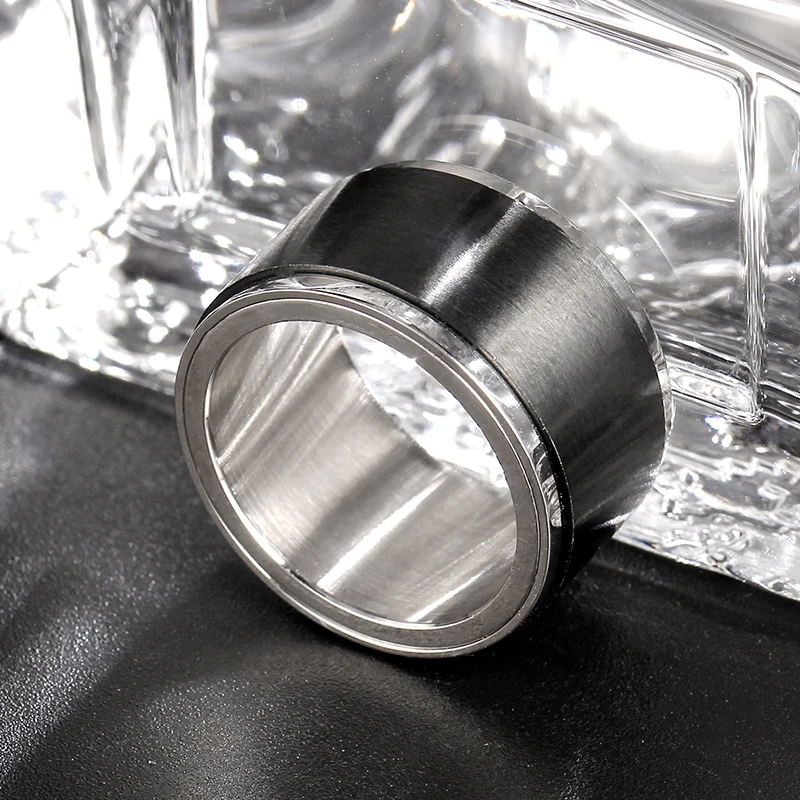 Манго 12 мм 316 Кольцо из нержавеющей стали для мужчин и женщин|steel ring|steel spinner ringsteel |