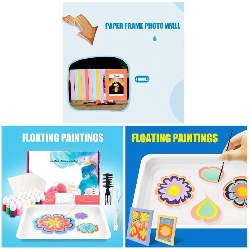 Набор акварельных красок аквапигмент для бумаги мраморный художественный