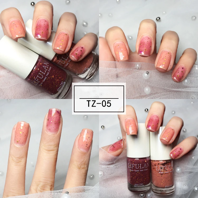 2 bottles 05 Nusx 2 шт./компл. ногтей голографический Лак Блеск розовый цвет серии био-Гели Soak Off дизайн ногтей гель лак Лаки маникюр Дизайн 8 мл PO006 - Цвет: 2 bottles 05