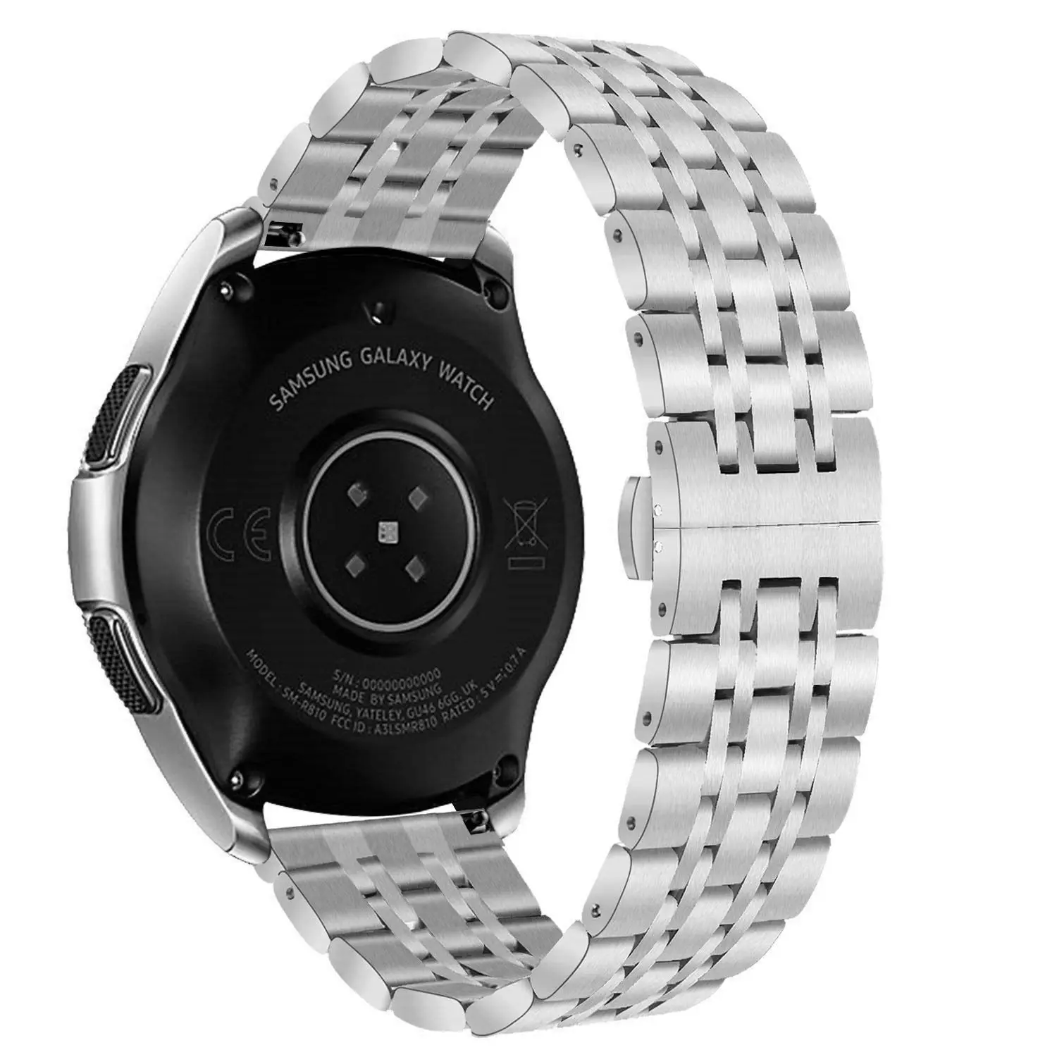 1 silver Ремешок для смарт-часов для samsung Шестерни S3 Frontier/классический ремешок для часов Smartwatch Нержавеющая сталь браслет wrisrt ремень ремешок для часов из нержавеющей стали - Цвет ремешка: 1 silver