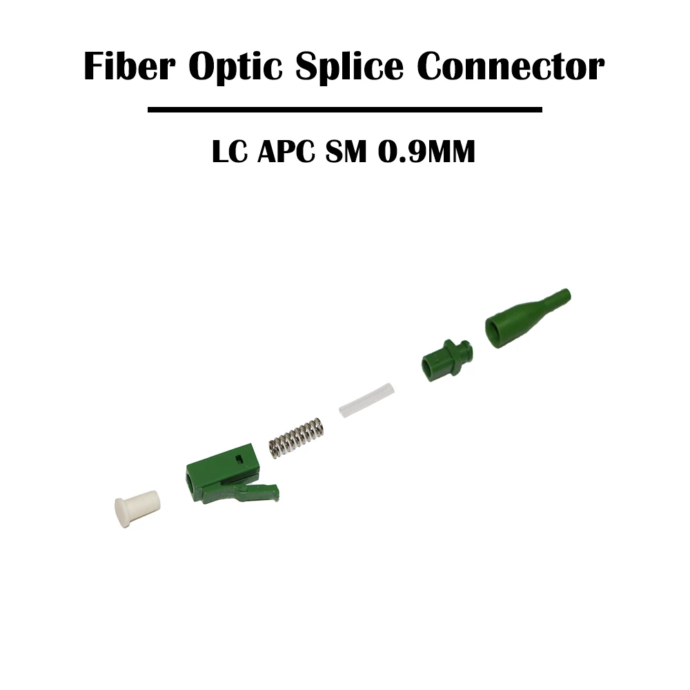 100 шт./лот LC UPC/APC SM одномодовый мм многомодовый оптический соединитель FTTH 0 9 без