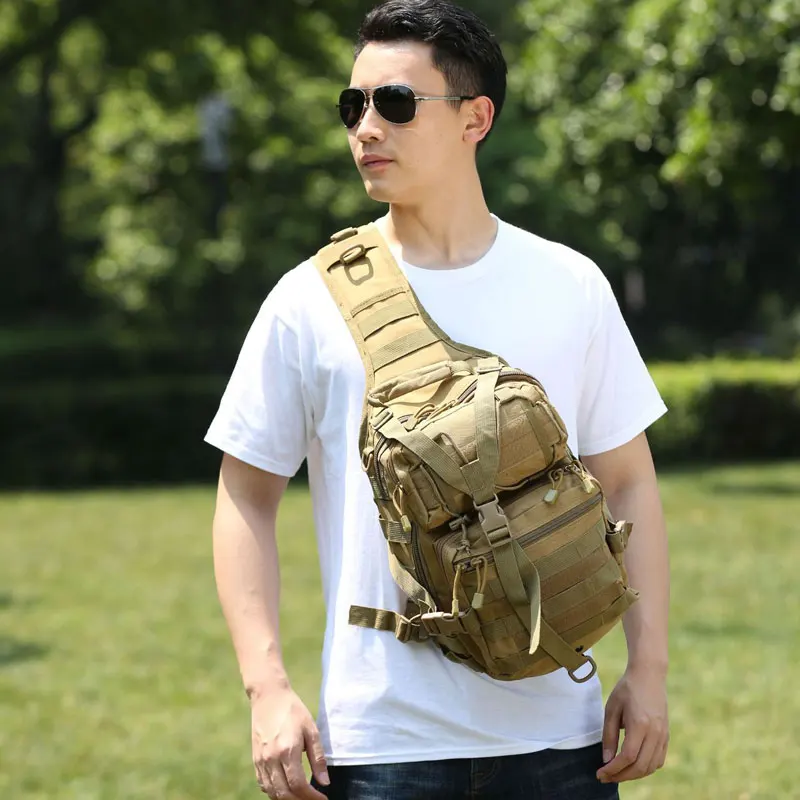 

20L Tactical Backpack Military Assault Bag Army Molle EDC Rucksack Outdoor Multifunction Camping Hunting Waterproof Sling Pack
