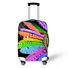 3D Цветочный дорожный защитный чехол для чемодана подходит для 18-32 дюймов женский чехол на колесиках эластичный чехол для багажника пылезащитные чехлы