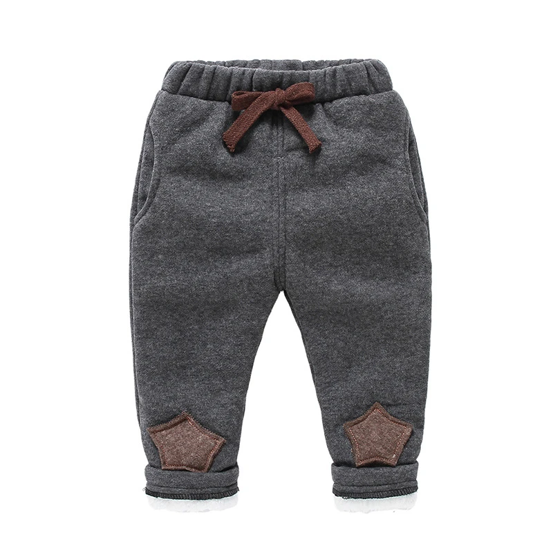 Брюки для мальчиков новинка зимние утепленные брюки малышей плотные теплые