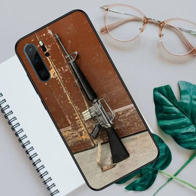 

Guns AK-47 Cool Phone Case For Huawei honor Mate P 9 10 20 30 40 Pro 10i 7 8 a x Lite nova 5t
