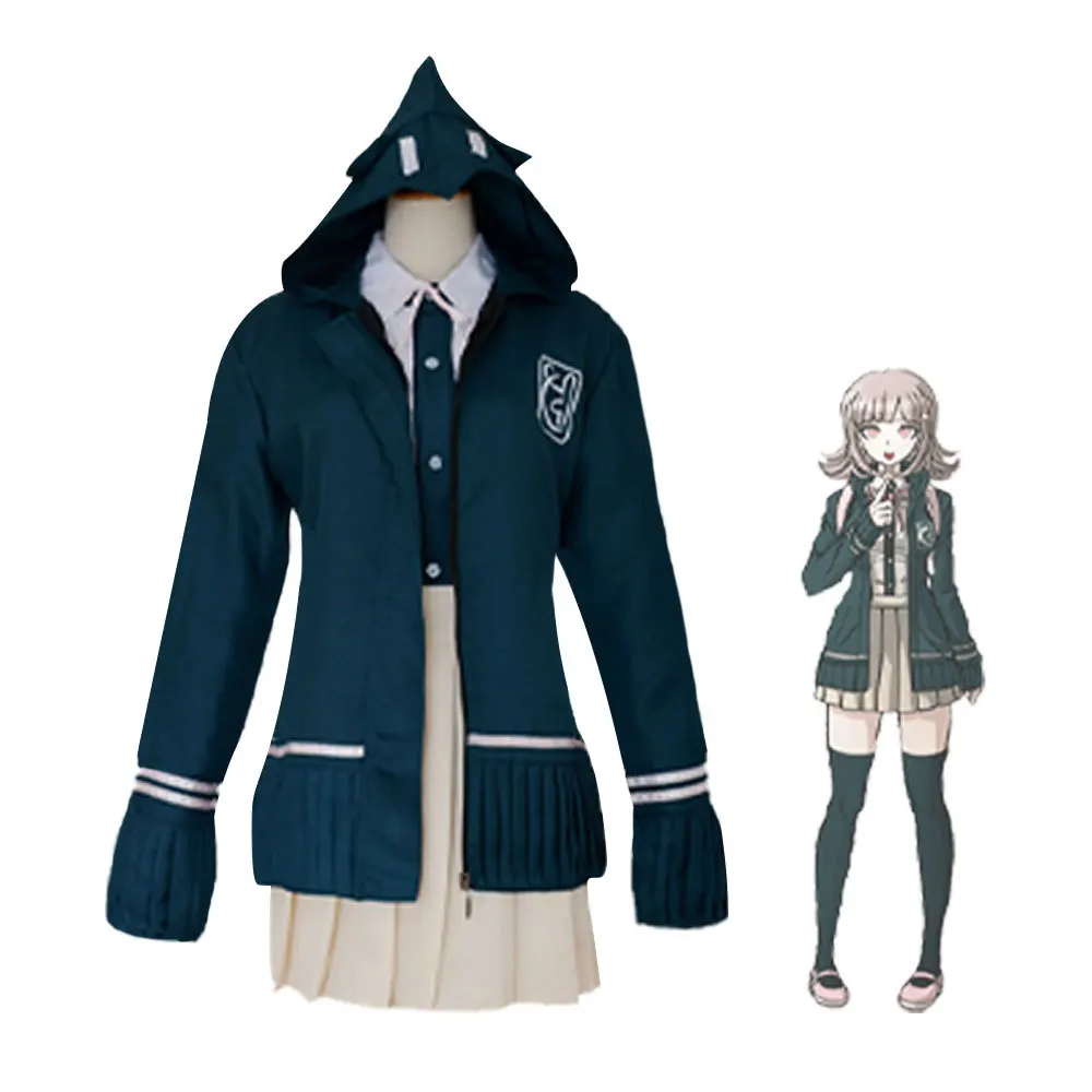 Новый костюм Danganronpa для косплея акамацу КАЕДЕ женская униформа аниме