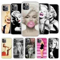 marilyn monroe pin up girl phone case for iphone 13 12 11 pro 7 6 x 8 6s plus xs max xr mini se 5s 7g cover coque shell capa