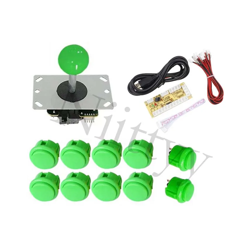 Аркадный шкаф джойстик DIY Kit Zero Delay USB энкодер для ПК PS3 Sanwa Джойстик Аркада кнопки