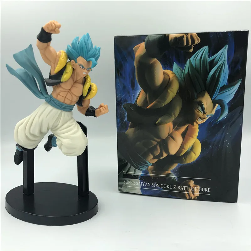 Фильм Ver. Dragon Ball Z Gogeta голубые волосы против супер броли конечный солдат DBZ Гоку Вегета Супер Саян фигурка 20 см