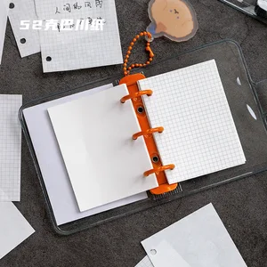 40 листов Базовая 3 отверстия Свободная сетка в горошек пустая запасная бумага мини 3 отверстия переплет Noteboo дневник украшение внутренние страницы