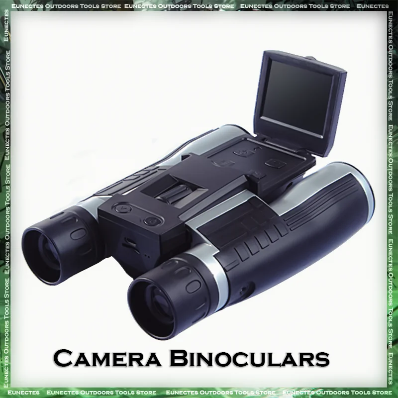 

Digital Camera Binoculars12x32 Outdoor High Definition Telescope Multi-Functional Video Recording Binoculars with 2" LCD Display