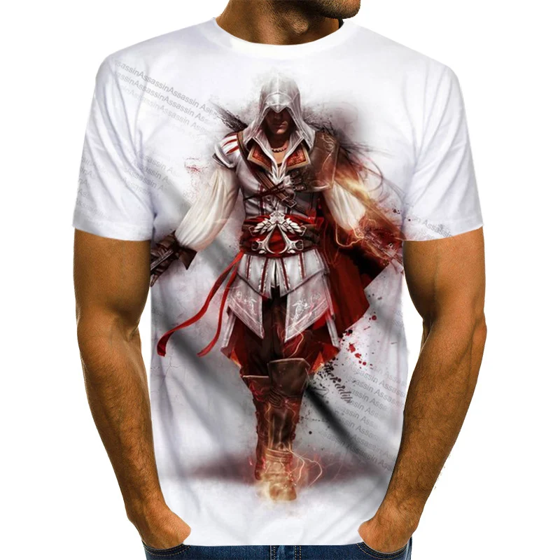 NT860 Call of duty Game 3D T-shirt streetwear for men and women popular short sleeves hrarjuku Game character casual tops t-shirts men - Цвет: NT860