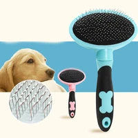pet comb brush removal comb grooming cats hair remove selfcleaning flea comb for dogs grooming toll automatic hair brush trimmer