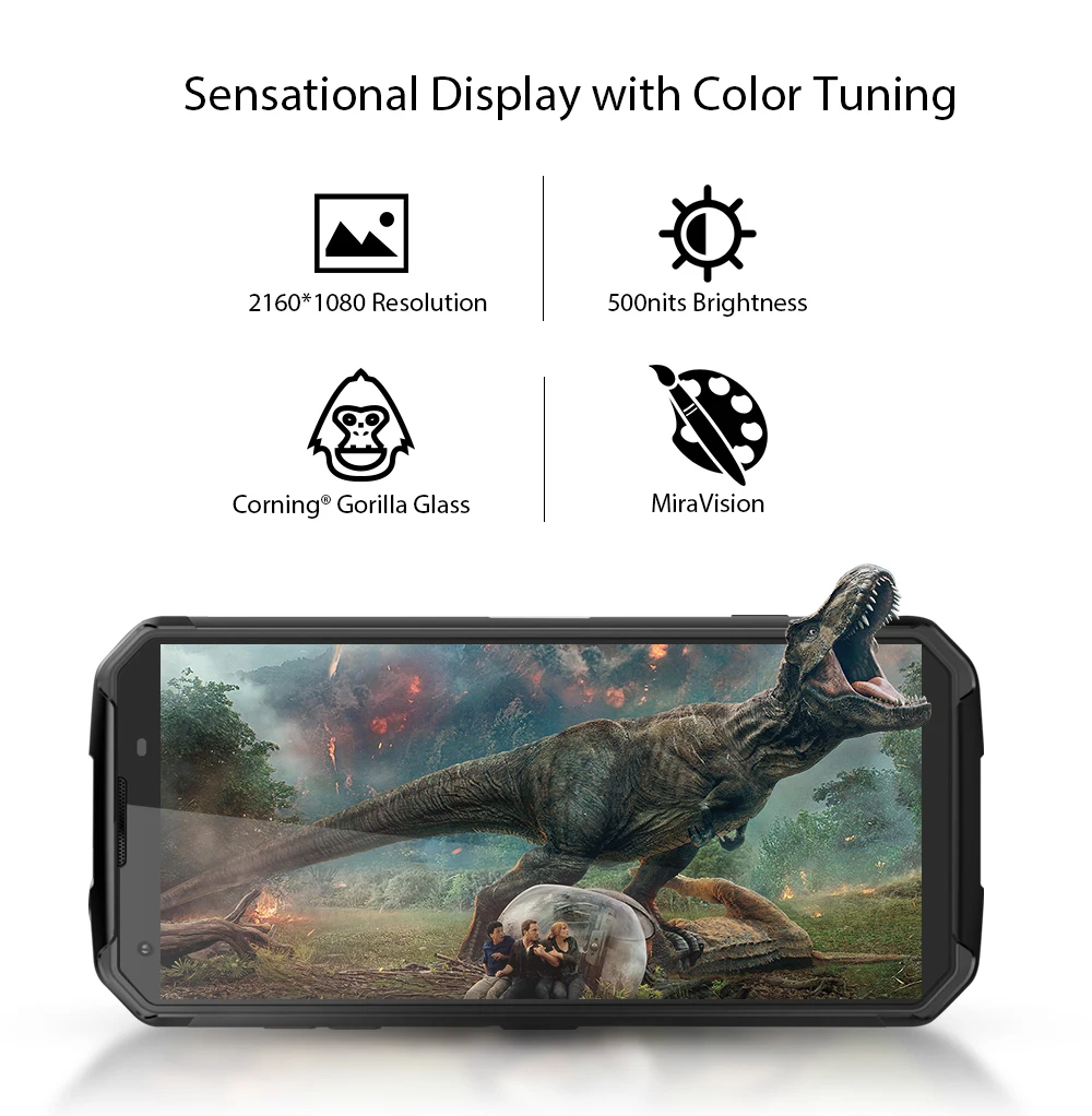 Blackview BV9500 Plus IP68 водонепроницаемый смартфон Helio P70 Восьмиядерный 10000 мАч 5,7 дюймов FHD 4 Гб+ 64 ГБ Android 9,0 мобильный телефон