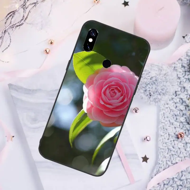 

camellia flower Phone Case For Xiaomi Redmi note 7 8 9 pro 8T 9S Mi Note 10 Lite pro