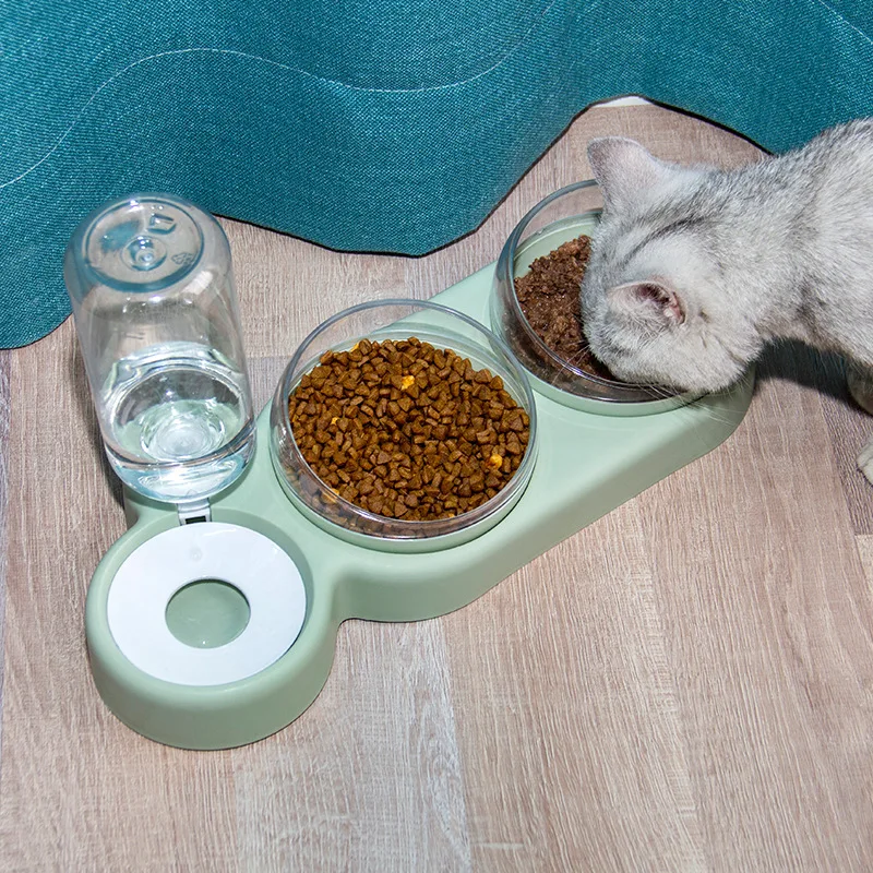 

Pet Dog Cat Automatic Feeder Bowl for Dogs Drinking Water Bottle NEW Bowls Food Feeding Container Supplies