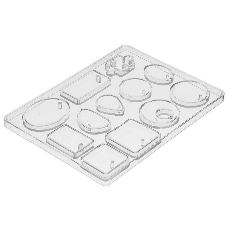 12 Grid Cabochon Silicone Mold Necklace Pendant Epoxy UV Resin Mould Hand Craft DIY Jewelry Making Tools | Украшения и аксессуары