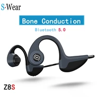 bluetooth 5 0 s wear z8 wireless headphones bone conduction earphone outdoor sport headset with microphone handsfree headsets