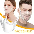 Прочная маска для лица, комбинированная пластиковая многоразовая прозрачная маска для лица, защита от запотевания стекла, для автомобильного стекла, es Mask J60
