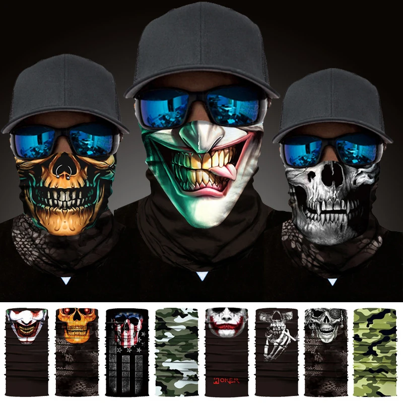 Веном Джокер шея Обогреватель супер герой маска на лицо буферы искусственная