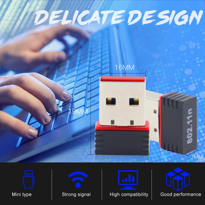 1 шт. USB wifi адаптер беспроводной мини-адаптер быстрая скорость LAN Карта RTL8188 150M AS99 |