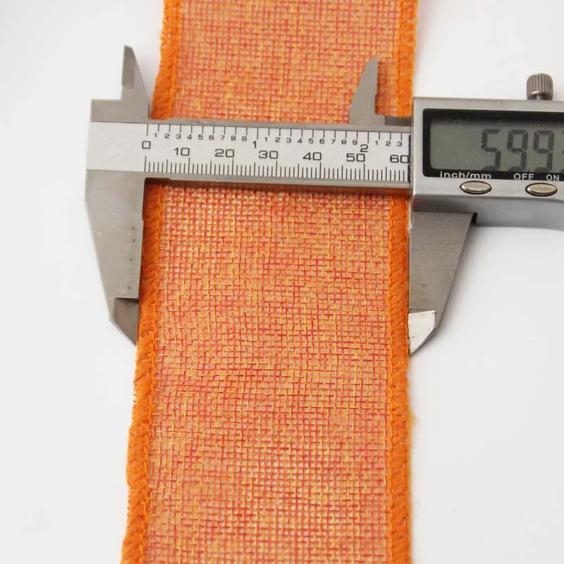 3M/Roll 6cm Width Handmade Linen Ribbon Burlap Wired Rolls Trims Tape DIY Material Wedding Party Crafts Gift Packaging | Дом и сад