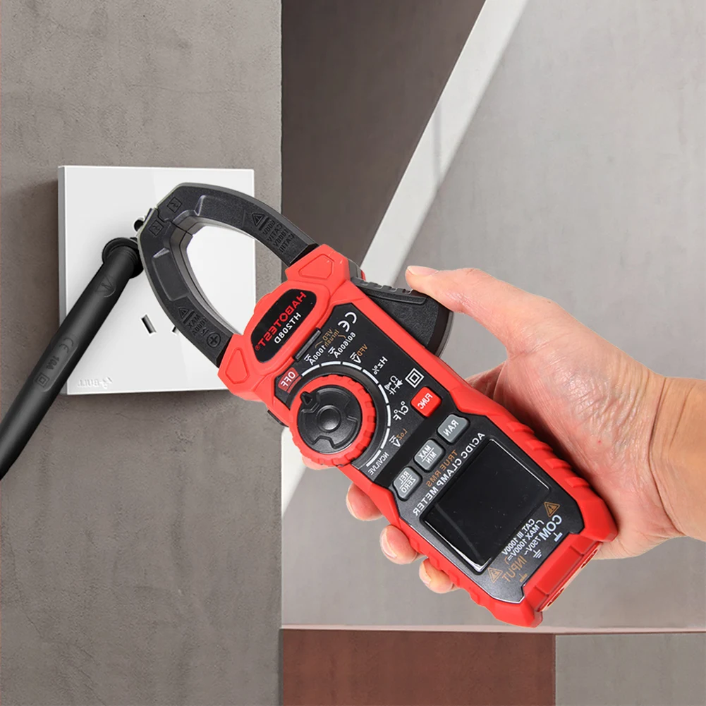 

Clamp Meter Multimeter AC/DC Current Voltage Resistance LCD Digital Temp Tester Easily Carrying Lightweight Gadgets