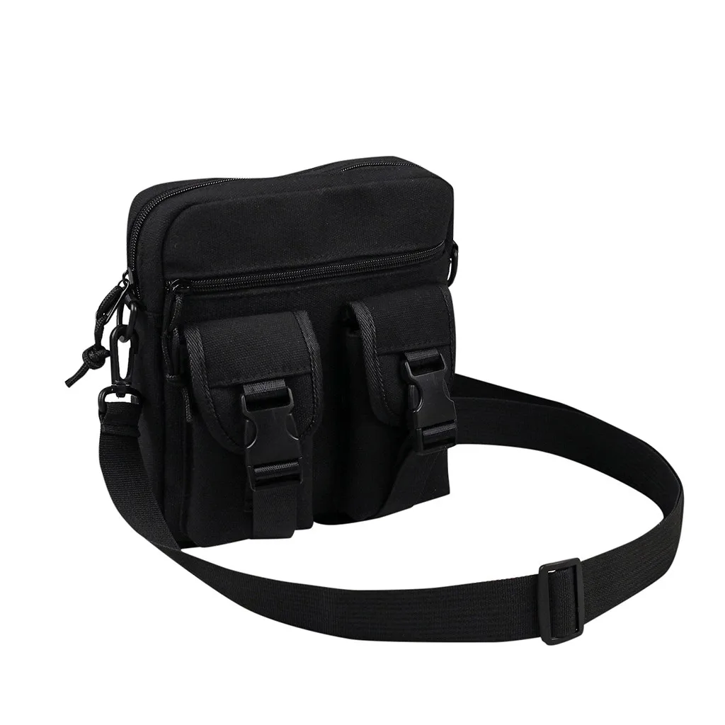 Модная женская Ретро однотонная Большая вместительная Холщовая Сумка на плечо