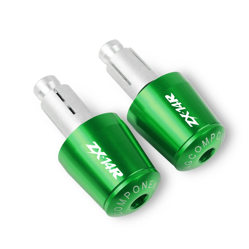 

For Kawasaki Ninja ZX14R ZX-14R 2006-2012 2013 2014 2015 2016 2017 22mm Motorcycle Handlebars Grips Ends Bar Ends Handlebar Caps