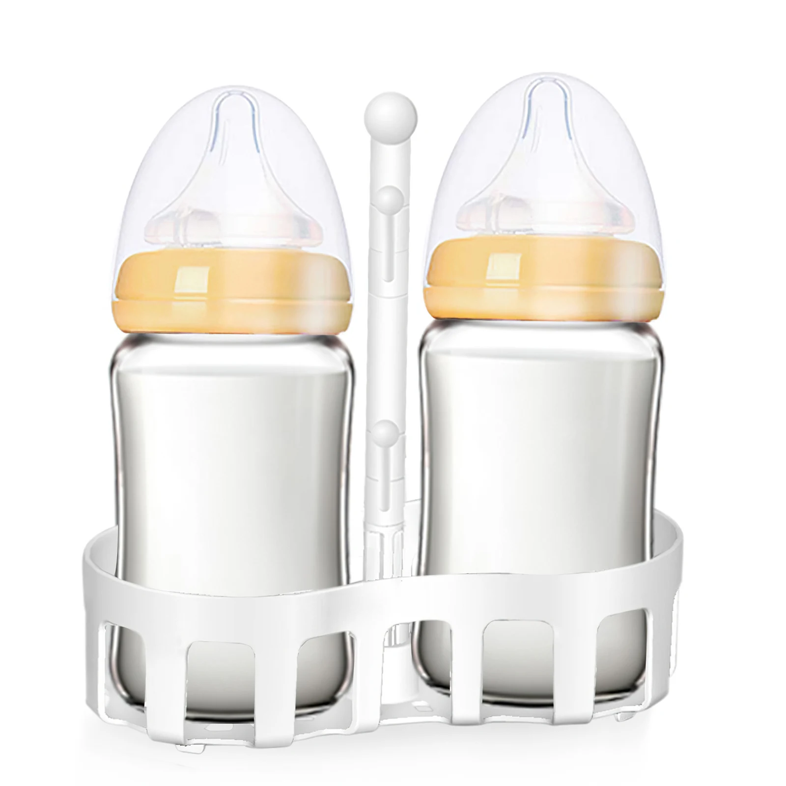 

Подогреватель для бутылочек для младенцев подогреватель молока для младенцев Белые Двойные бутылочки многофункциональный автоматический...