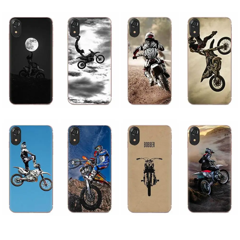 Чехол накладка из ТПУ для мотокросса Apple iPhone 4 4S 5 5C 5S SE 6 6S 7 8 11 Plus Pro X XS Max XR|Бамперы| |