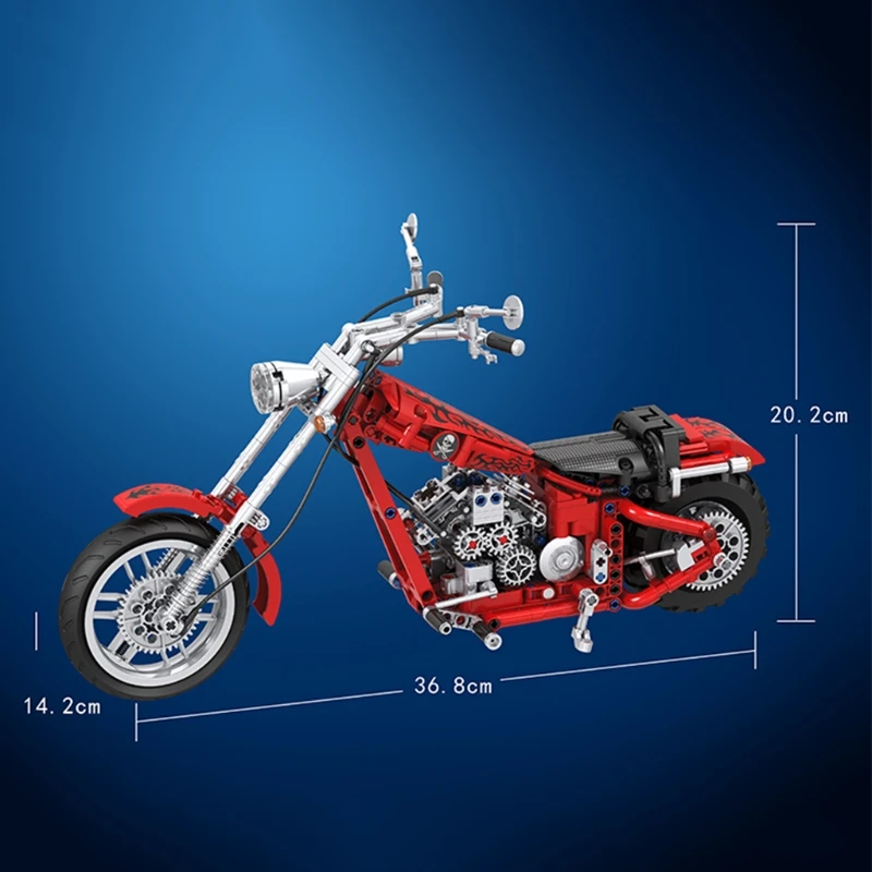 

85DE Creative Assembly Motorcycle Particles , Education Science Experiment Construction Toy for Kids and Autobike Lovers