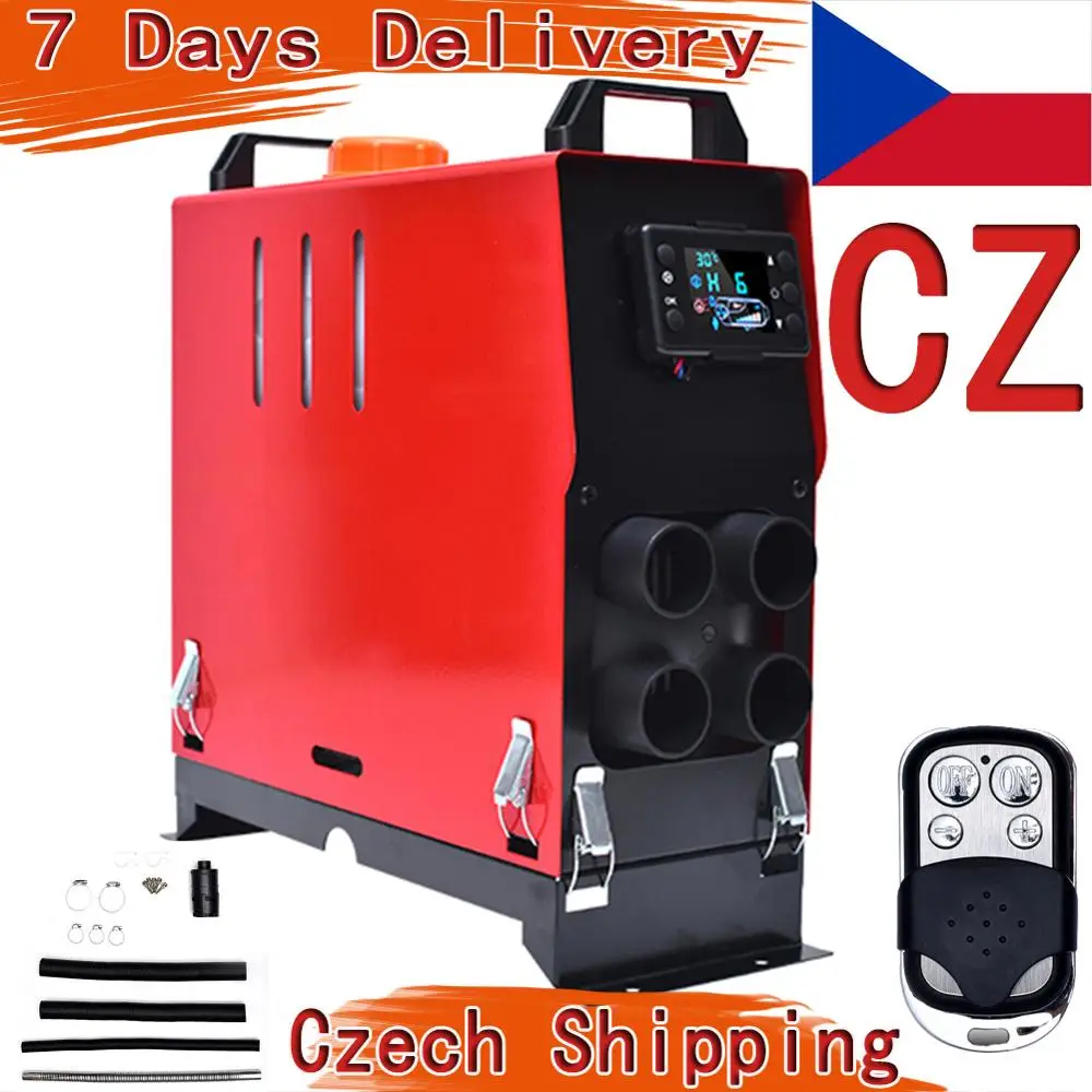 $68.83 12V 24V Autonomous Heater Electric Heaters All In One Car Parking Heater Air Conditioner Machine Remote Control LCD For Truck Ho