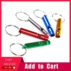 Новинка 2021, уличный металлический многофункциональный свисток с брелоком, брелок для выживания на природе, экстренные мини-свистки размера