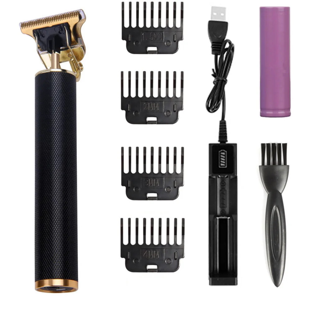 

Professional Hair Clippers Set For Men Hair Cutting Machine USB Charging Cordless Electric Hair Trimmer Beard Shaving T-Outliner