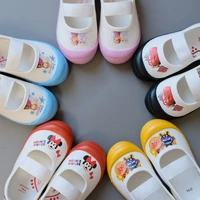 disney canvas shoes elsaanna2021 childrens indoor shoes cloth shoes minnie male and female baby shoes princess soft soled shoes