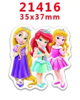 PR-21416 Наборы для творчества Герой мультфильма с плоской задней частью Плоские наклейки 30 штук. PR-21377-21554 - Цвет: PR-21416