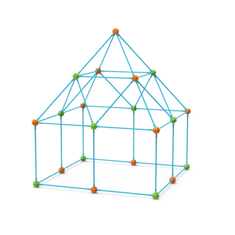 Конструктор детский Форт замки палатки в комплекте 3D игровой дом сделай сам
