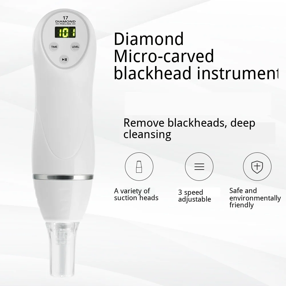 Dermabrasion Rejuvenation Black Head Remover Electric Deep Pore Cleaner Whitening Device Skin Tightening Cosmetic Tools US UK EU | Красота и