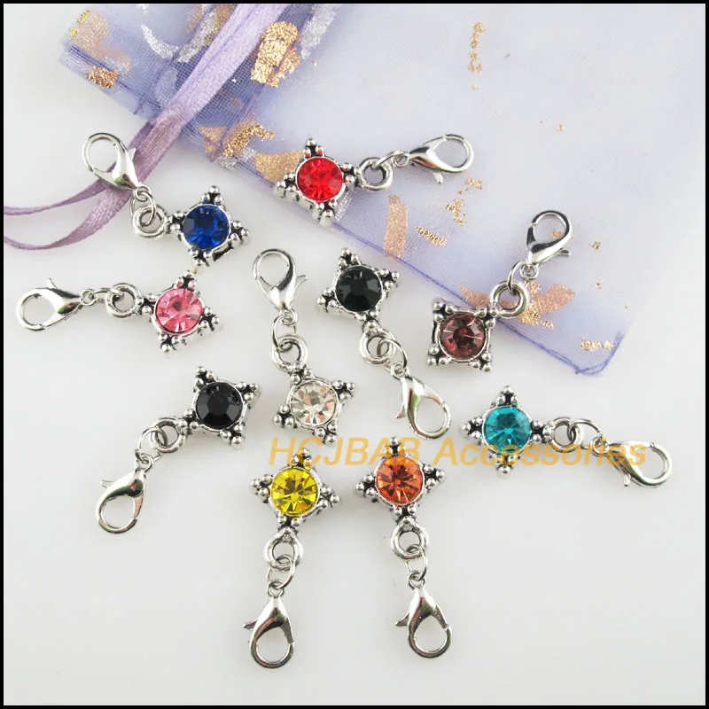 10 шт. тибетские серебряные подвески в форме Креста |