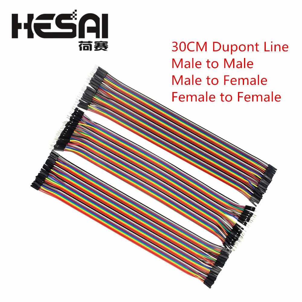 Кабельная Перемычка DuPont 30 см штырь гнездо и макетная плата для arduino набор сделай