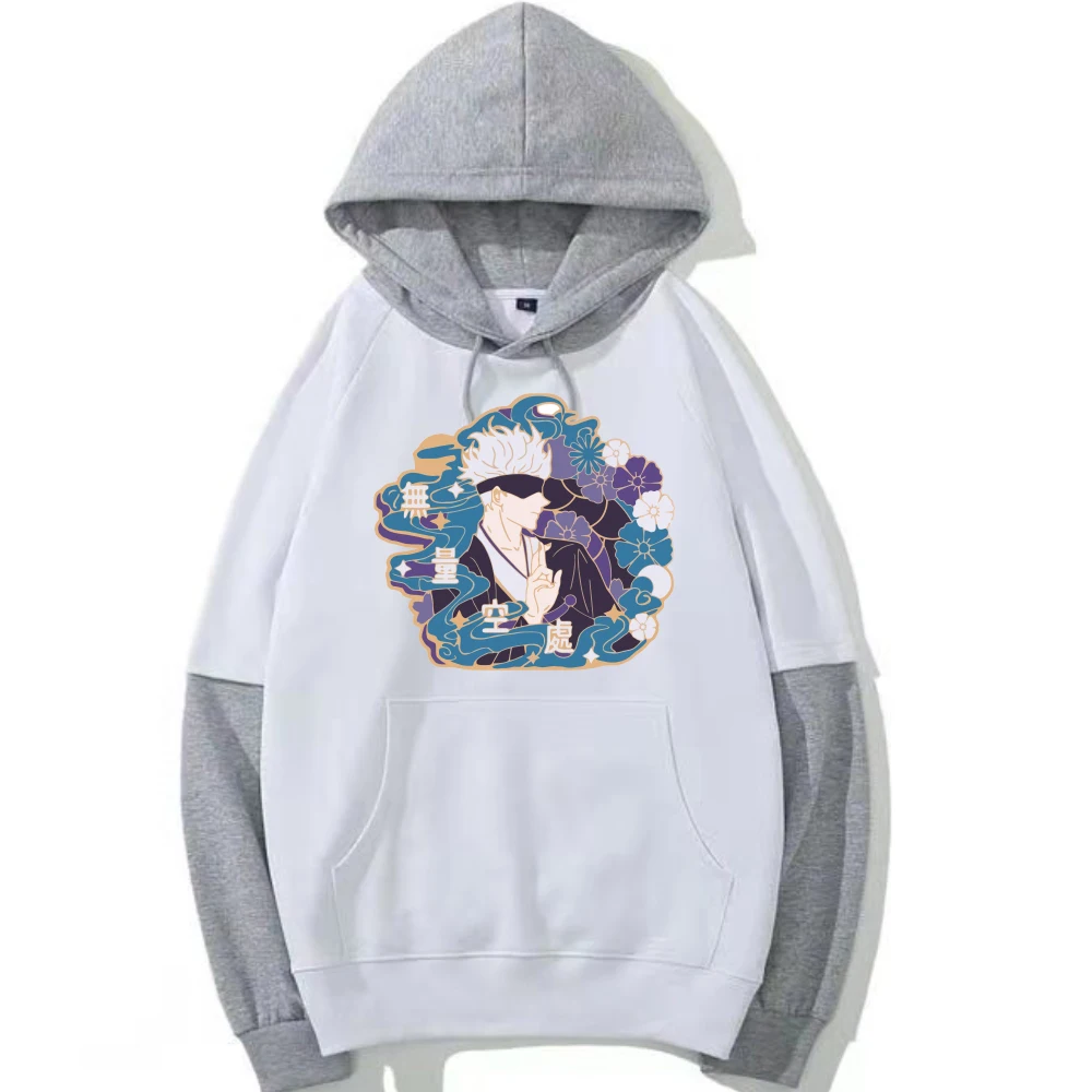

Jujutsu Kaisen Satoru Gojo Anime Hoodie Print Fashion Long Sleeve Casual Loose Unisex