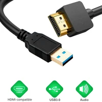 cable adapter usb to hdmi compatible cable 1 8m usb 3 0 to hdmi compatible audio video converter xp788 1vista video converte