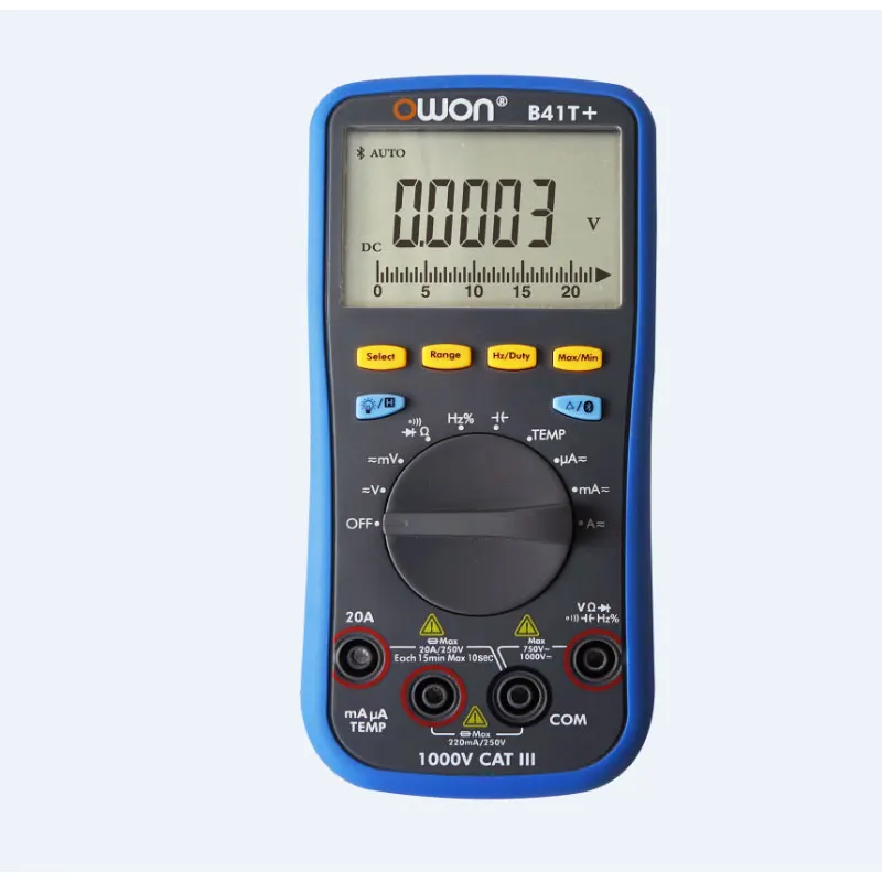 Цифровой мультиметр OWON B41T + 4 1/2 с Bluetooth тестер True RMS измеритель 3 в 1 Datalogger