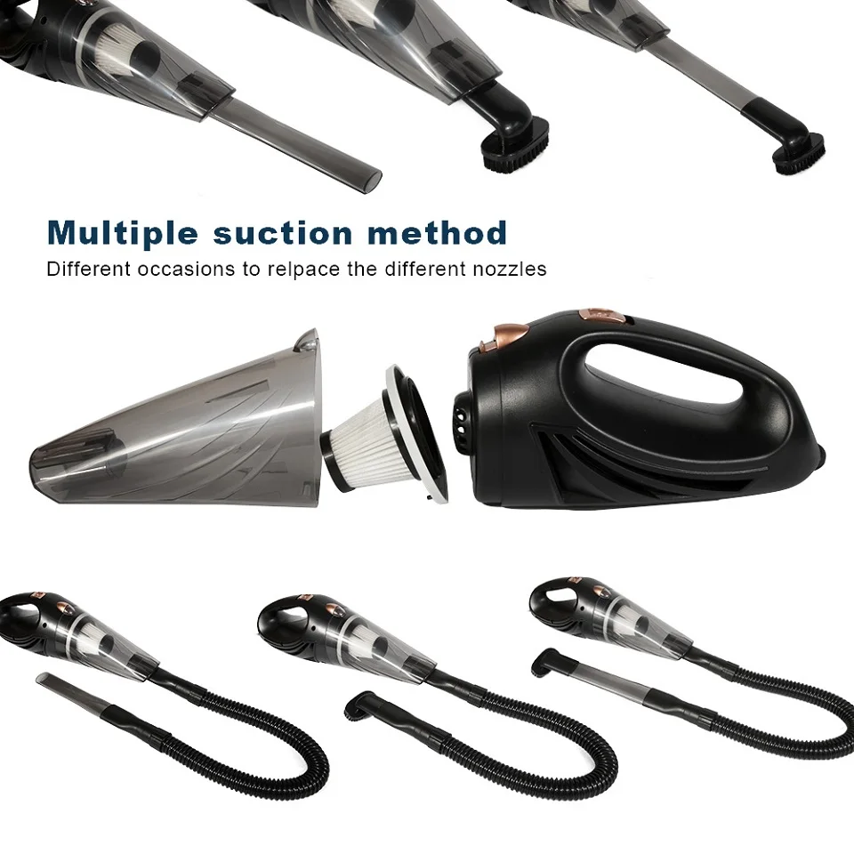 Новый влажный и сухой пылесос двойного назначения мощный всасывающий 12 в 120 Вт 4800