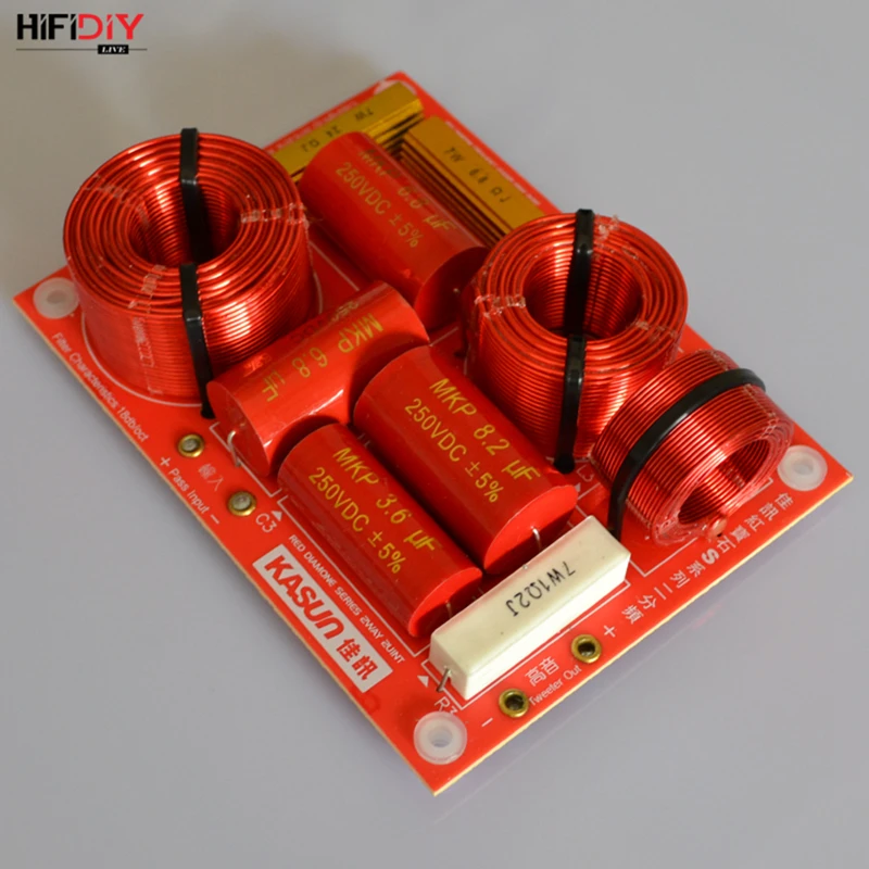 HIFIDIY LIVE-динамик с 2-мя динамиками (твитер + бас) Hi-Fi s аудио кроссовер делителем