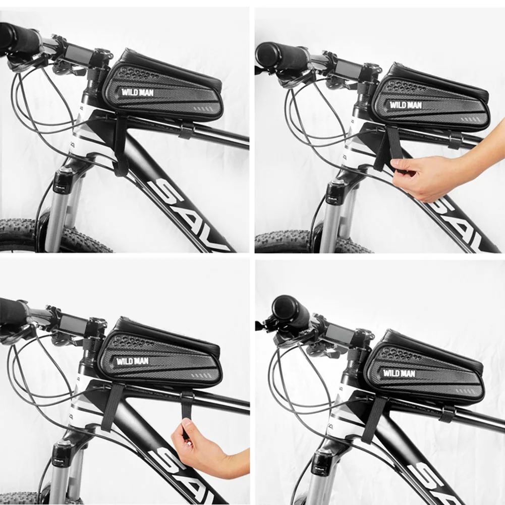 Сумка для горного велосипеда сумка на переднюю раму телефона Водонепроницаемая