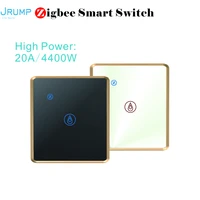 jrump eu water heater air conditioner high power smart zigbee switchtouch sensor smart wall switch work with alexa google home