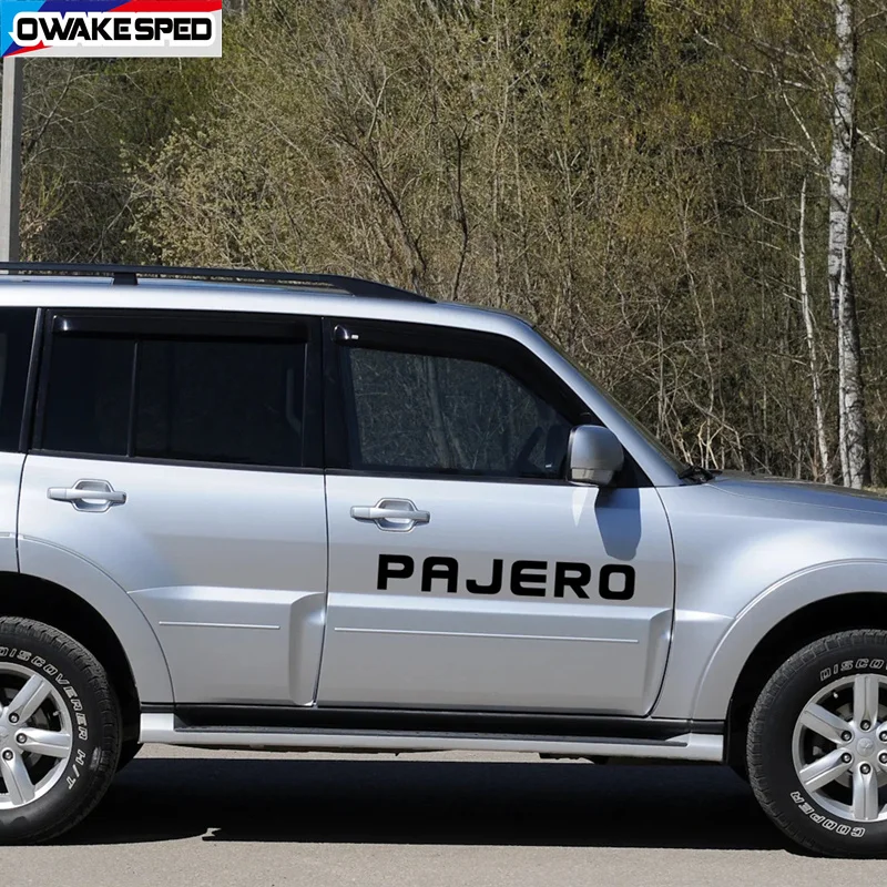 2 шт. виниловые наклейки для Mitsubishi Pajero